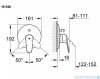 Grohe Eurodisc Cosmopolitan jednouchwytowa bateria wannowa z przełącznikiem wanna/prysznic 19548002